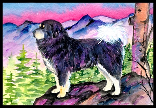 Tibetan Mastiff Doormat - 24 x 36 in.