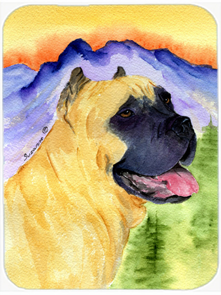 Cane Corso Glass Cutting Board - Large