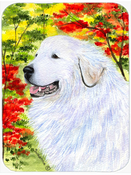 Great Pyrenees Glass Cutting Board - Large