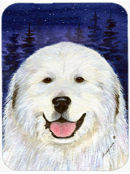 Great Pyrenees Glass Cutting Board - Large