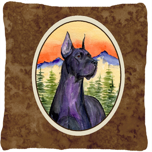 Great Dane Decorative Fabric Pillow - 14 x 14 in.