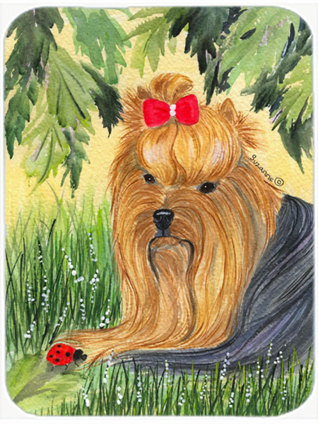 Yorkie Glass Cutting Board - Large