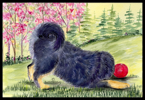 Tibetan Mastiff Indoor Or Outdoor Mat