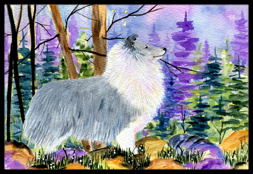 24 x 36 in. Sheltie Indoor Or Outdoor Mat