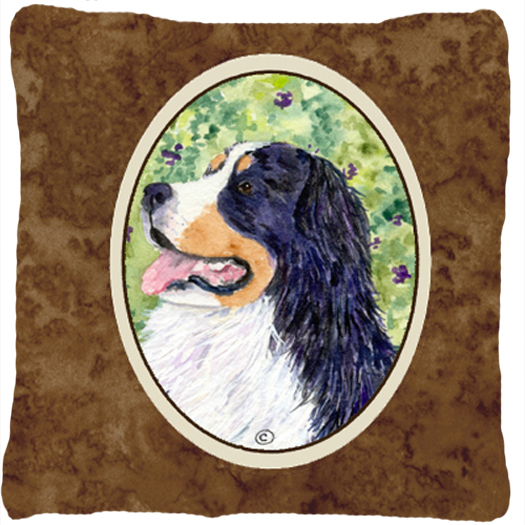 Bernese Mountain Dog Decorative Fabric Pillow