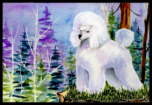 24 x 36 in. Poodle Indoor Or Outdoor Mat