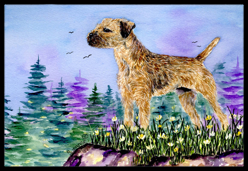 24 x 36 in. Border Terrier Indoor Or Outdoor Mat