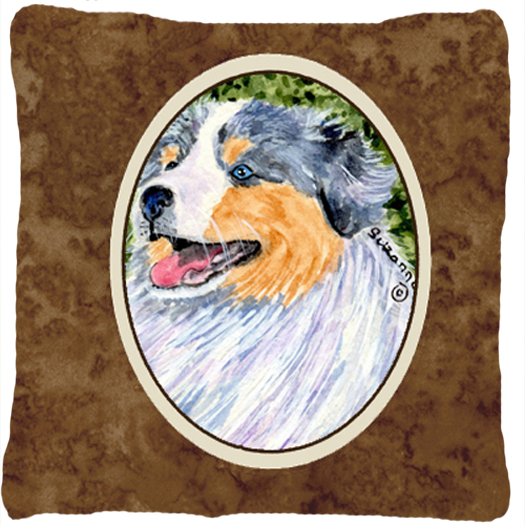 Australian Shepherd Decorative Fabric Pillow
