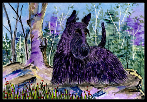 24 x 36 in. Scottish Terrier Indoor Or Outdoor Mat