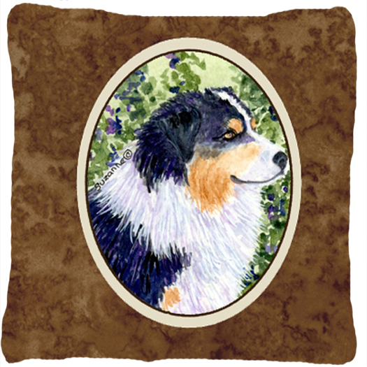 Australian Shepherd Decorative Fabric Pillow
