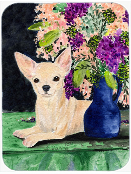 Chihuahua Glass Cutting Board - Large