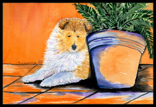 24 x 36 in. Sheltie Indoor Or Outdoor Mat