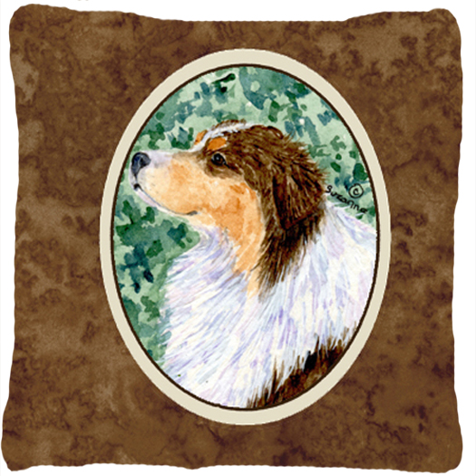 Australian Shepherd Decorative Fabric Pillow
