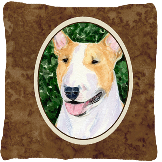 Bull Terrier Decorative Fabric Pillow