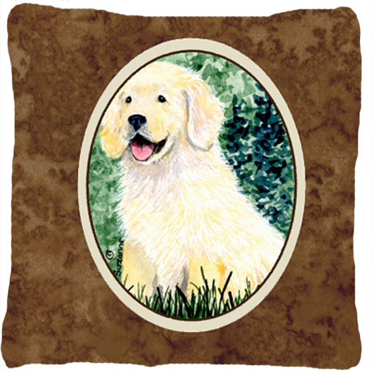 Golden Retriever Decorative Fabric Pillow