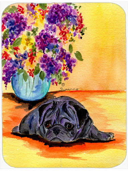 Pug Glass Cutting Board - Large