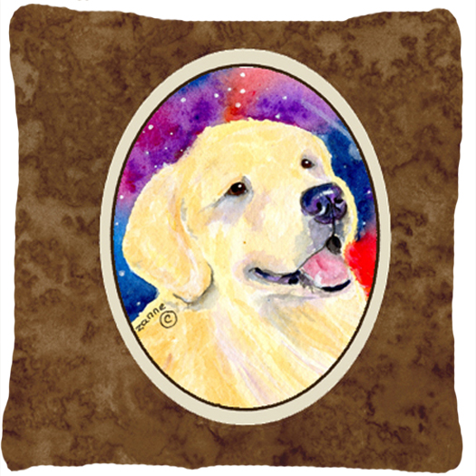 Golden Retriever Decorative Fabric Pillow
