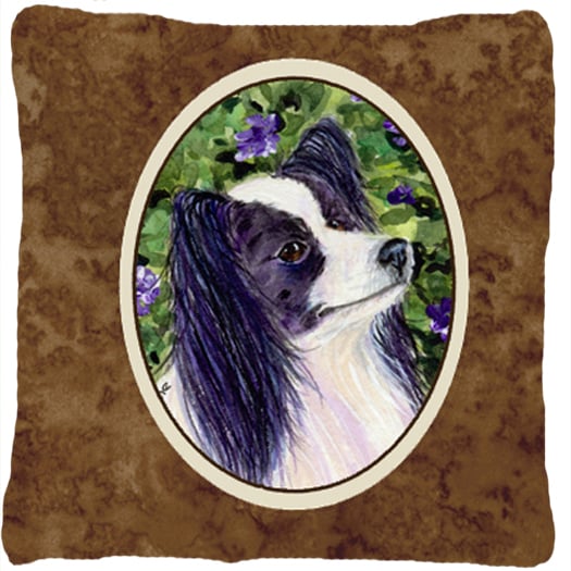Papillon Decorative Fabric Pillow 14 x 14 in.