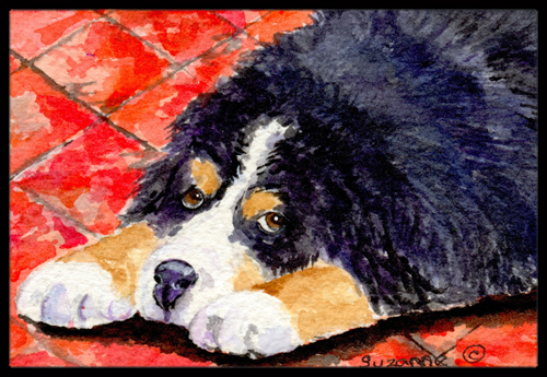 24 x 36 in. Bernese Mountain Dog Doormat