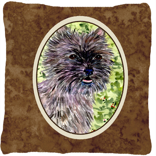 Cairn Terrier Decorative Fabric Pillow