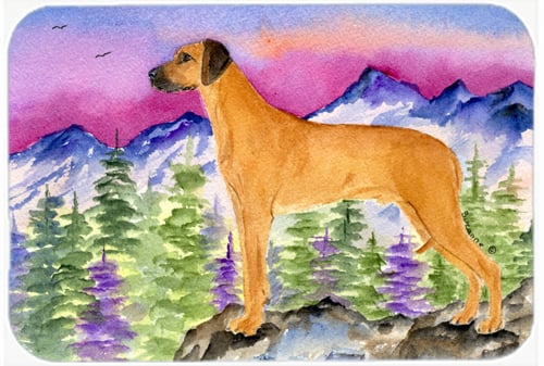 Rhodesian Ridgeback Glass Cutting Board - Large