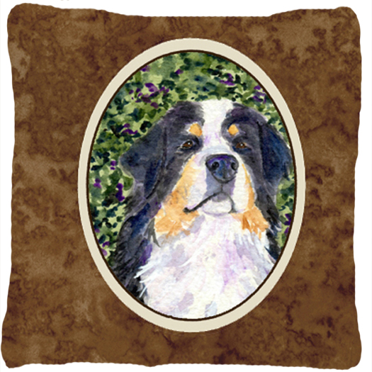 Bernese Mountain Dog Decorative Fabric Pillow