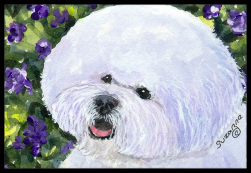24 x 36 in. Bichon Frise Doormat