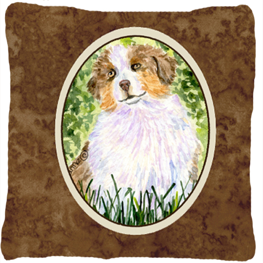Australian Shepherd Decorative Fabric Pillow