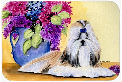 Shih Tzu Glass Cutting Board- Large