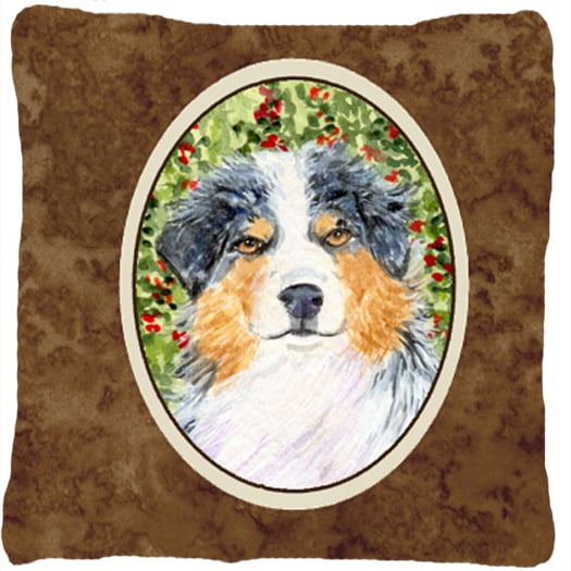 Australian Shepherd Decorative Fabric Pillow