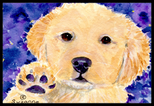 24 x 36 in. Golden Retriever Doormat