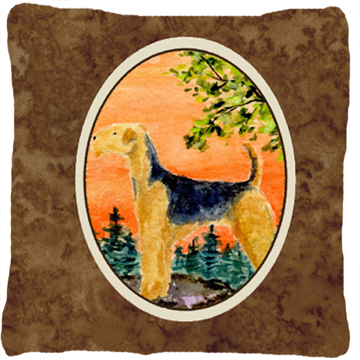 Airedale Decorative Fabric Pillow