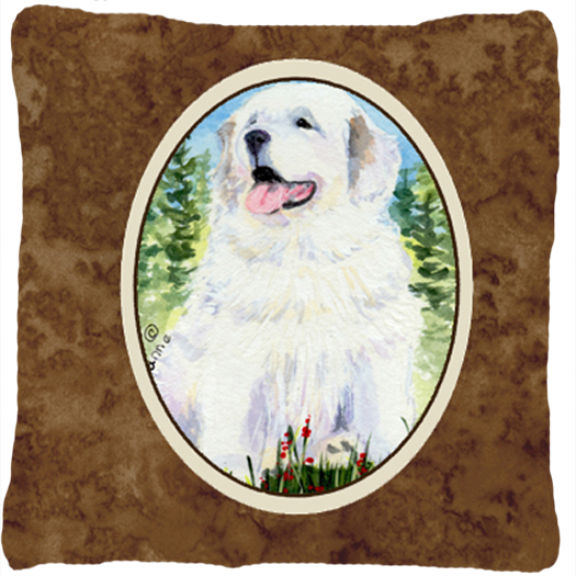 Great Pyrenees Decorative Fabric Pillow