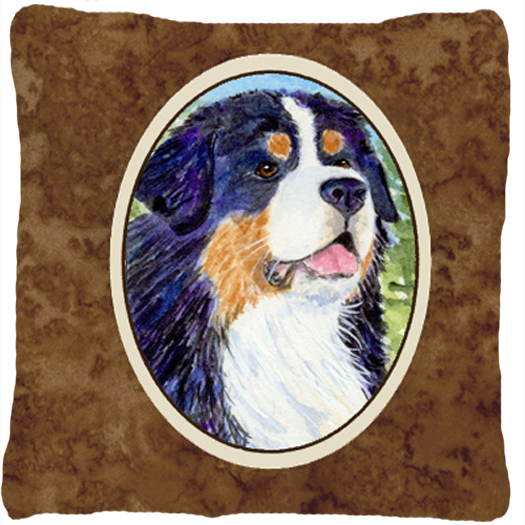 Bernese Mountain Dog Decorative Fabric Pillow