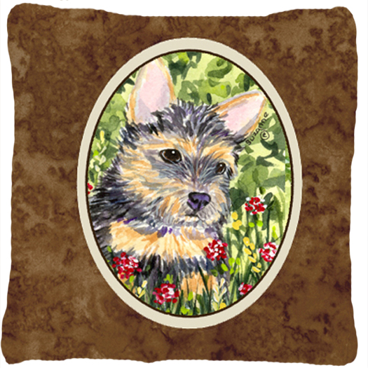 Norwich Terrier Decorative Fabric Pillow