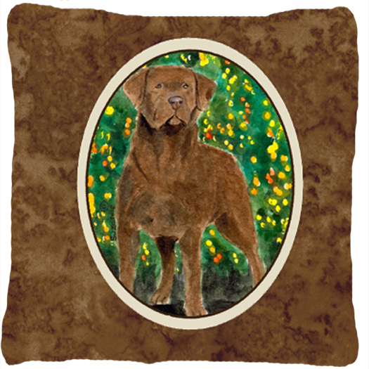 Chesapeake Bay Retriever Decorative Fabric Pillow