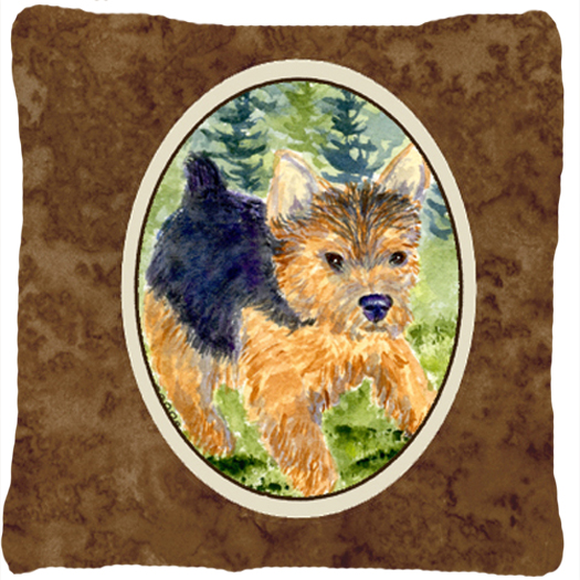 Norwich Terrier Indoor & Outdoor Fabric Decorative Pillow