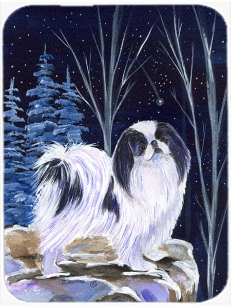 Starry Night Japanese Chin Glass Cutting Board - Large