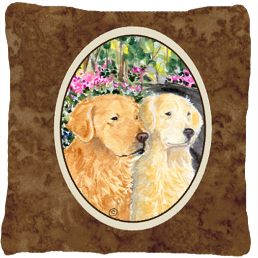 Golden Retriever Indoor & Outdoor Fabric Decorative Pillow