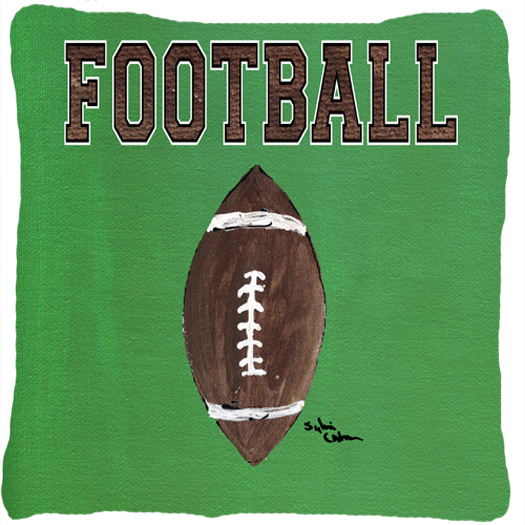 Football Indoor & Outdoor Fabric Decorative Pillow