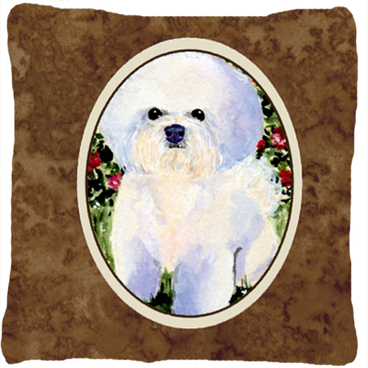 Bichon Frise Indoor & Outdoor Fabric Decorative Pillow