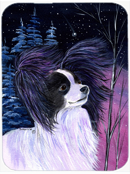 Starry Night Papillon Glass Cutting Board - Large
