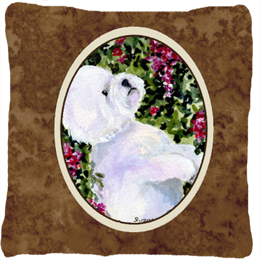 Bichon Frise Indoor & Outdoor Fabric Decorative Pillow