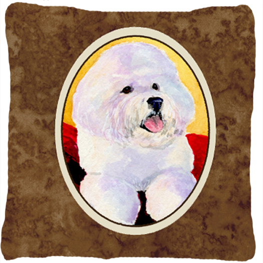 Bichon Frise Indoor & Outdoor Fabric Decorative Pillow