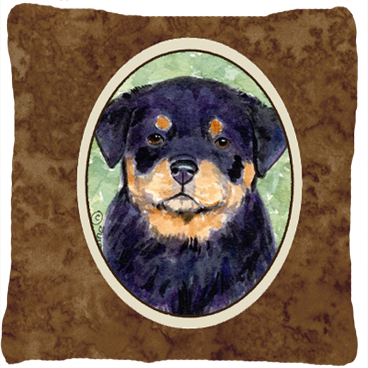 Rottweiler Indoor & Outdoor Fabric Decorative Pillow