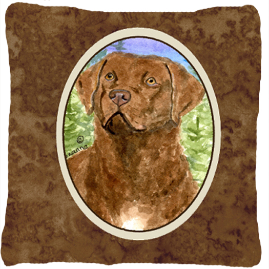 Chesapeake Bay Retriever Indoor & Outdoor Fabric Decorative Pillow