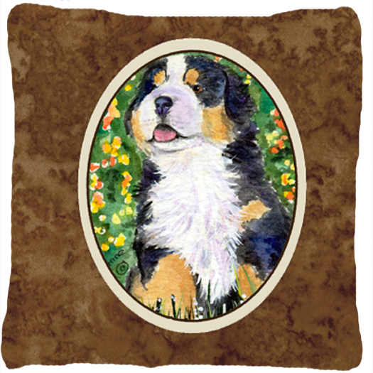 Bernese Mountain Dog Indoor & Outdoor Fabric Decorative Pillow