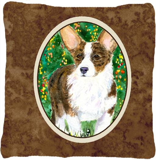 Corgi Indoor & Outdoor Fabric Decorative Pillow