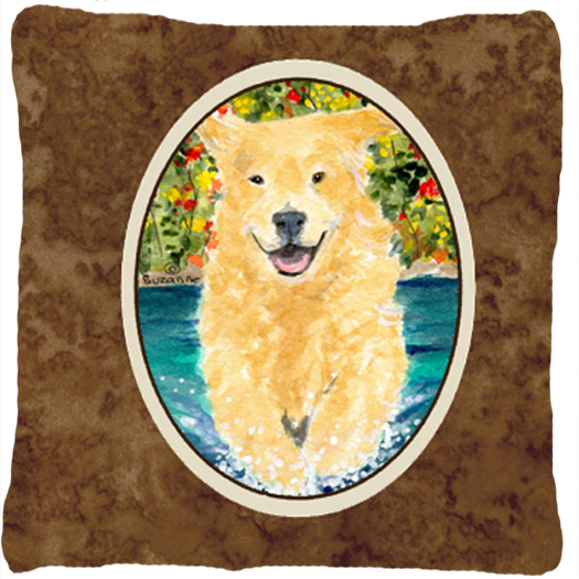 Golden Retriever Indoor & Outdoor Fabric Decorative Pillow