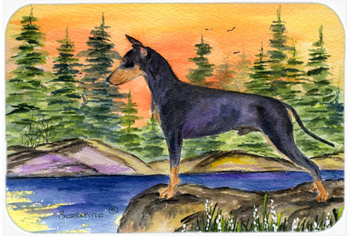 Manchester Terrier Glass Cutting Board- Large